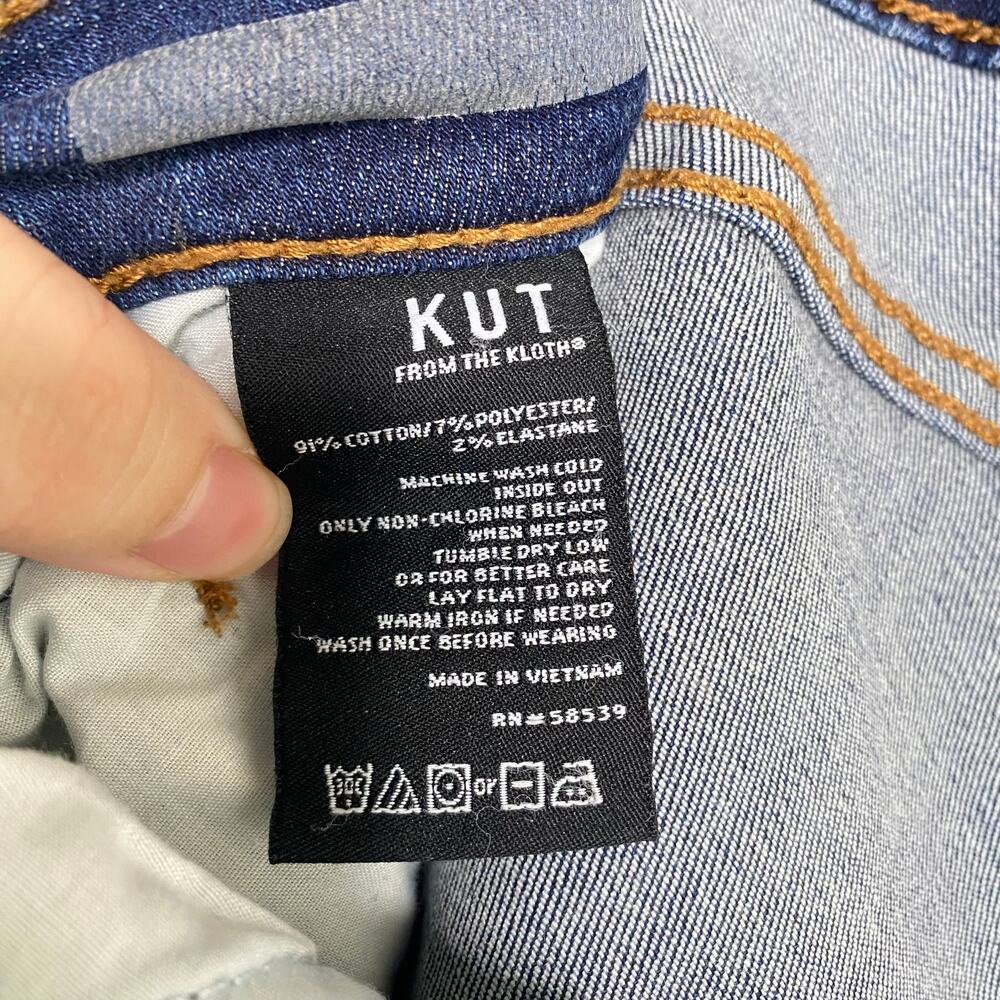 KUT from the Kloth Catherine Boyfriend Jeans in Abelia 16W - Picture 6 of 11